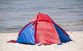 Zelten am Strand